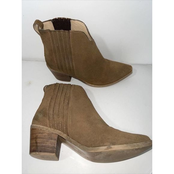 Steve Madden Leather Ankle Booties - Picture 6 of 7